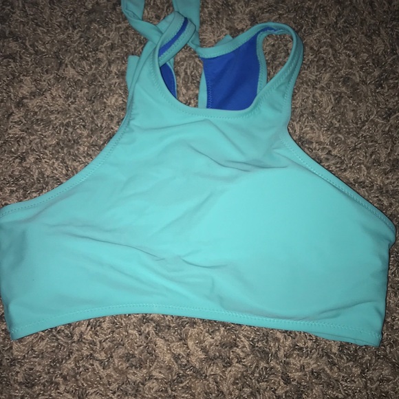 Old navy teal bathing suit top - Picture 1 of 3
